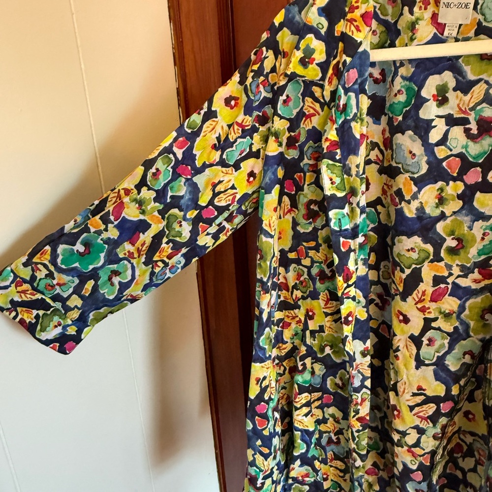 NIC+ZOE Floral Button Down Blouse – Size 1X | NWOT - Picture 5 of 5